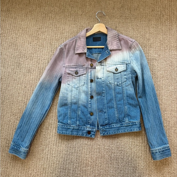 Saint Laurent Degrade Denim Trucker Jacket $1,190 - Picture 3 of 12